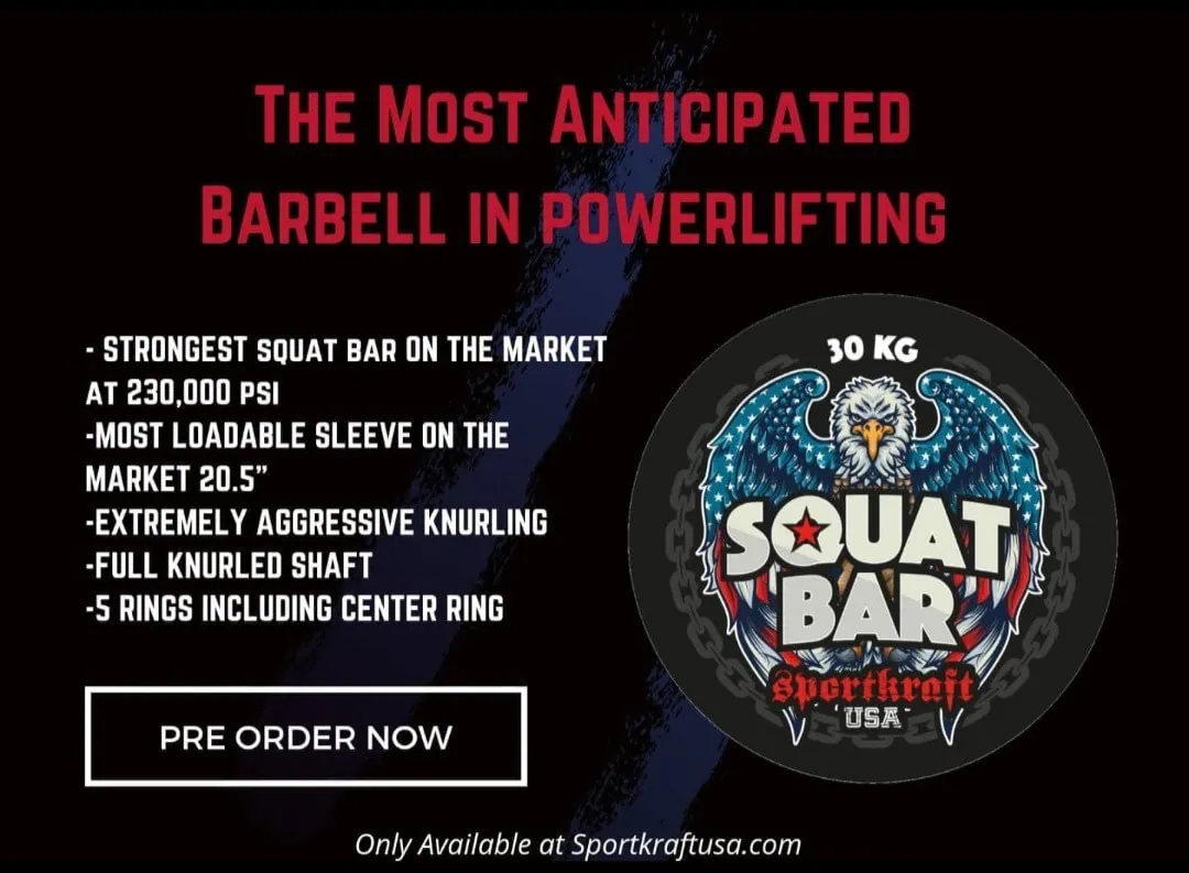 SportKraft extreme kyykkytanko 30kg