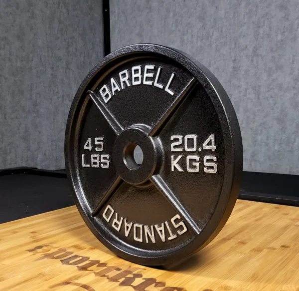 Sportkraft - Salimarkku Oy 23 SportKraft rautalevypaino 45lbs 20.4kg ohuella profiililla ja 45cm halkaisijalla
