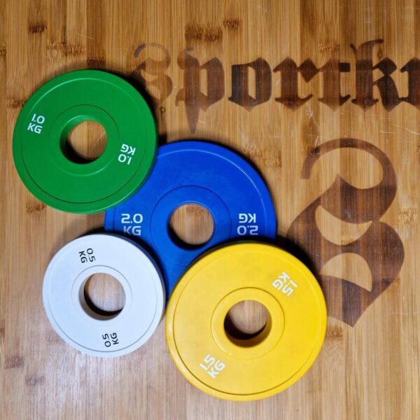 Sportkraft - Salimarkku Oy 21 SportKraft Fractional levypaino, kumitettu 0.5kg - 2kg