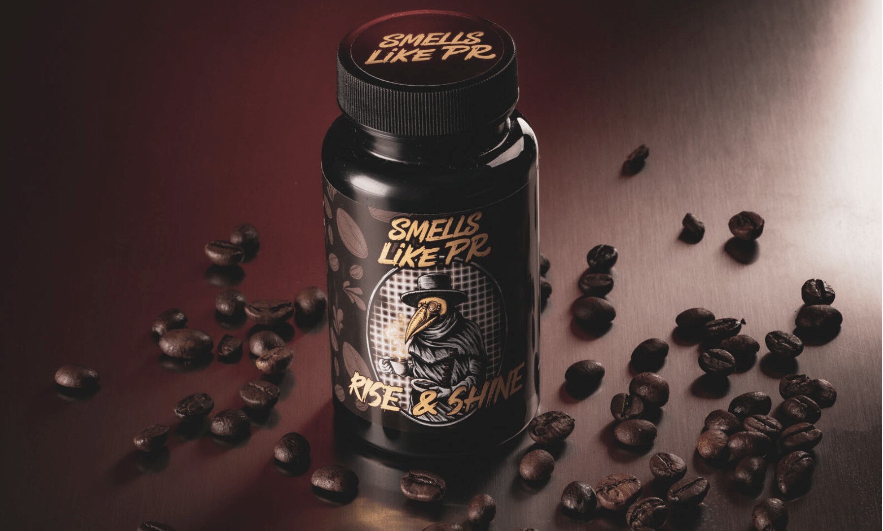 Kahvin tuoksu, energiapurkki.