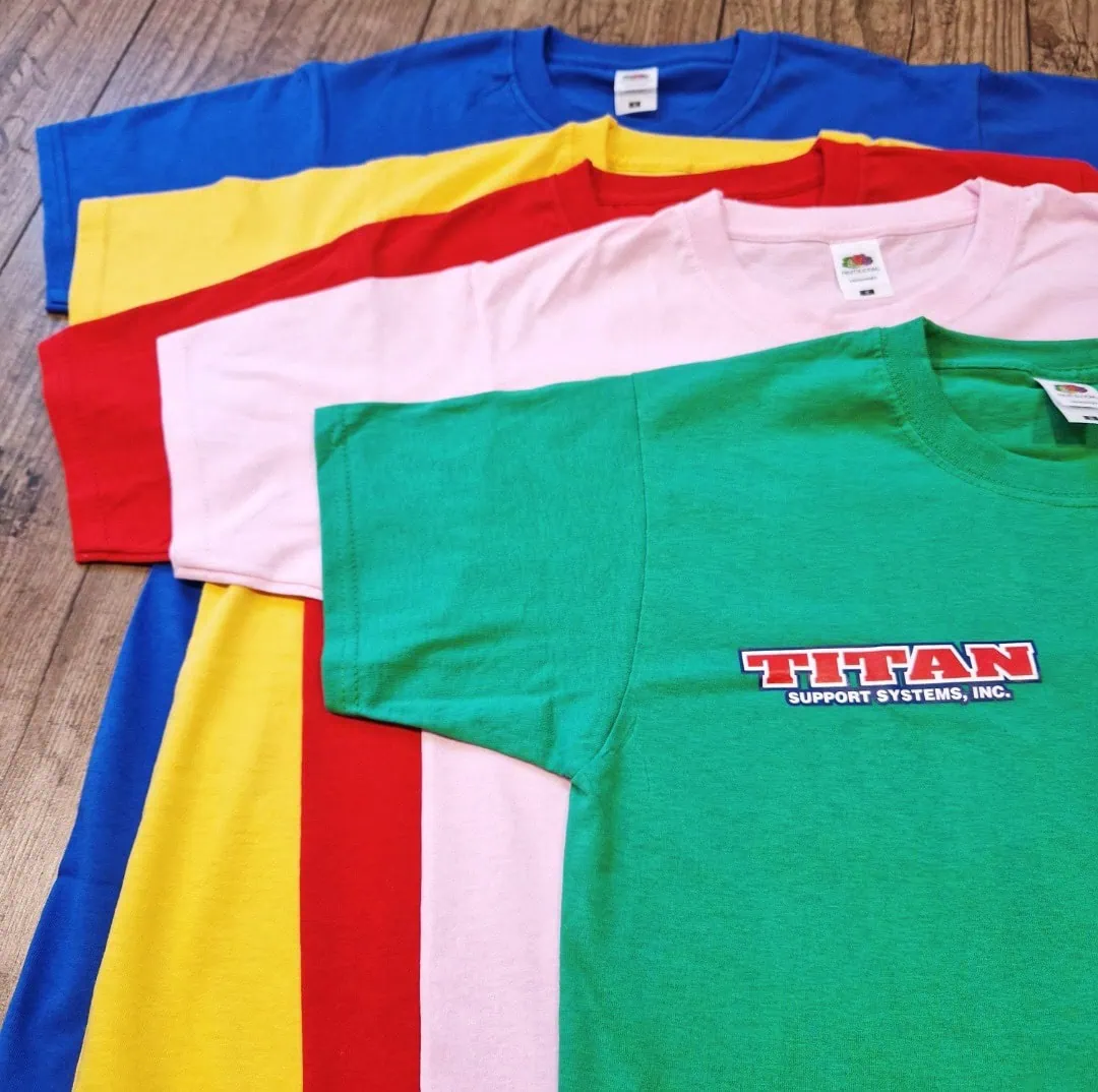 Titan Support Systems t-paita, 5 väriä