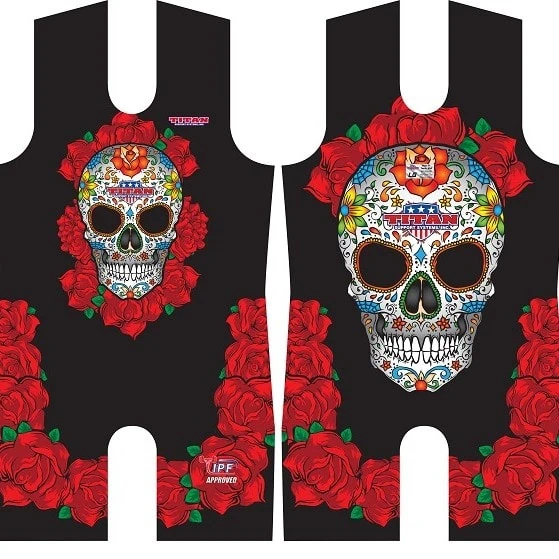 Titan Triumph Sugar Skull sublimated singlet