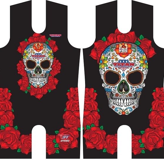 Titan Triumph Sugar Skull sublimated singlet