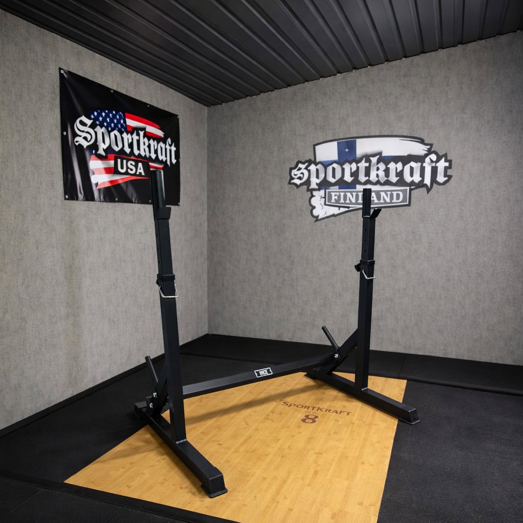 HC PRO säädettävät kyykkytelineet