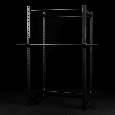 Mustat painonnostotelineet kuntosalilla