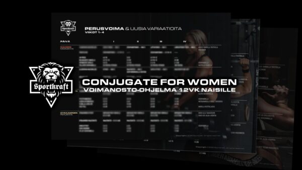 Conjugate for Women - Voimanosto-ohjelma naisille