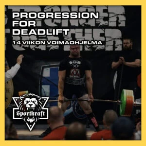 deadlift progression 14vk ohjelma maastavetoon