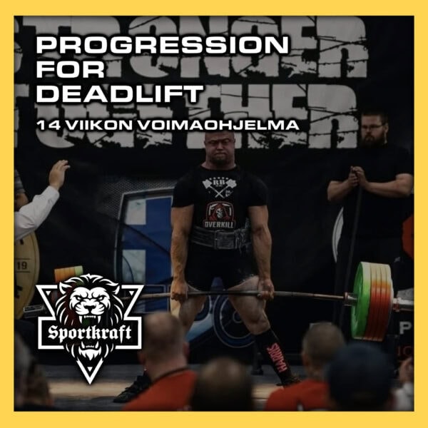 deadlift progression 14vk ohjelma maastavetoon