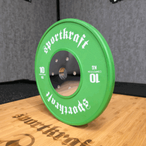 SportKraft Deluxe kilpabumper 10kg vihreä hajuton luonnonkumi