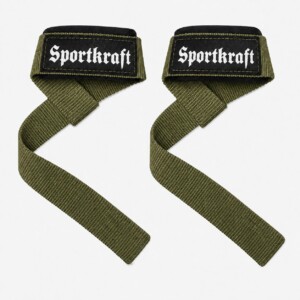 SportKraft puuvillaiset vetoremmit – oliivinvihreä